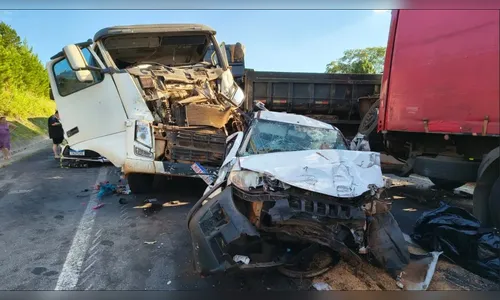 Acidente grave bloqueia a BR-376 no sentido norte e deixa vítima fatal em Mauá da Serra