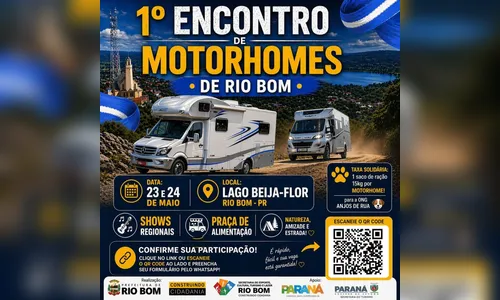 Encontro de motorhomes promete movimentar Rio Bom em maio