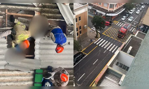 Mulher fica ferida em estado grave após queda de prédio em Apucarana