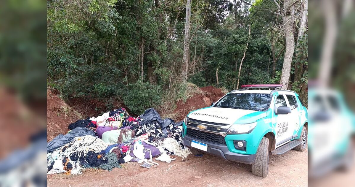 Polícia Ambiental flagra descarte ilegal de tecidos em Cambira e aplica R$ 40 mil em multas