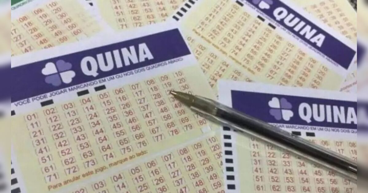 Veja o resultado da Quina concurso 7081 deste domingo (02)