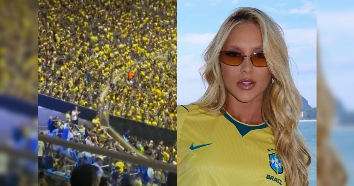 Virginia é xingada pela torcida do Brasil após gol de Vini Jr. contra o Panamá