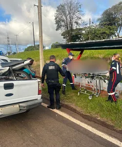 A queda ocorreu em frente à sede do 10º Batalhão de Polícia Militar