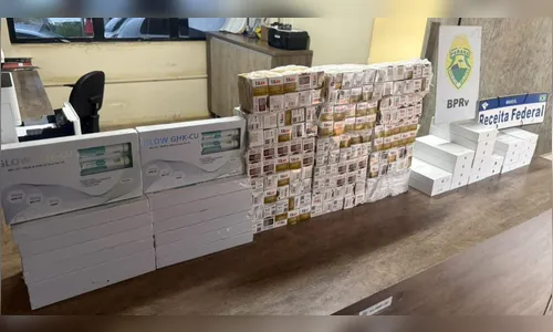 Ação conjunta apreende maconha e contrabando em Rolândia