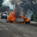 Homem é detido pela GM após incendiar o próprio carro em Arapongas