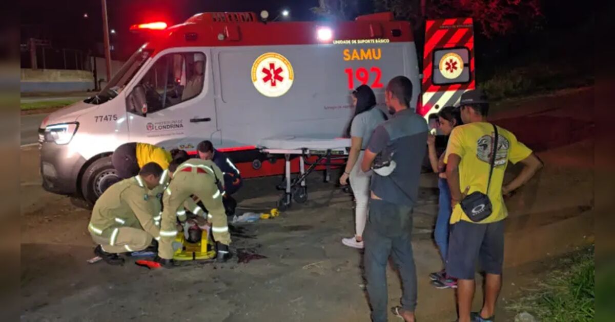 Homem sofre traumatismo craniano após atropelamento na BR-369 em Londrina