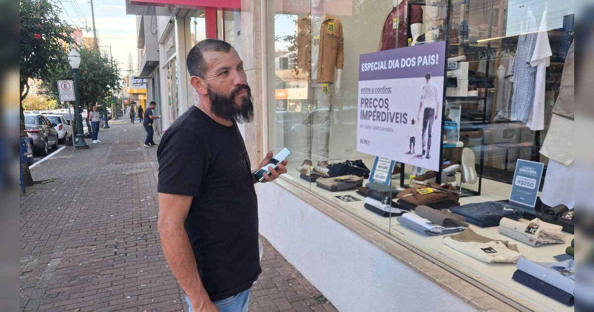 Dia dos Pais aquece as vendas no comércio; lojas de Apucarana terão horário especial na sexta e sábado