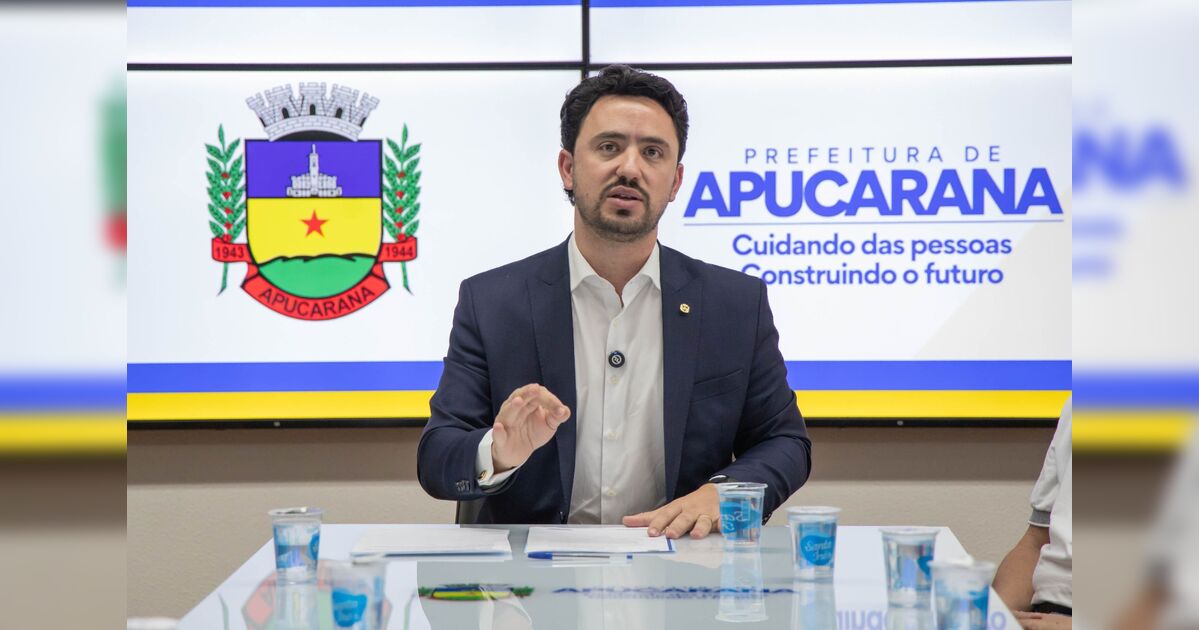 Prefeito de Apucarana diz que equilíbrio fiscal permite crédito de R$ 30 milhões
