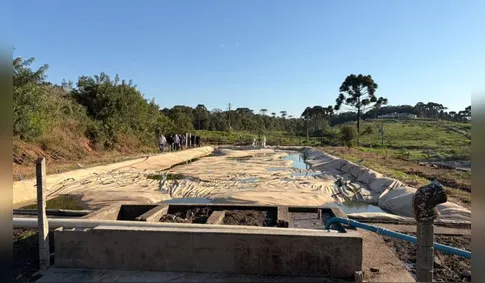 Fotos mostram biodigestor onde menino autista não verbal foi encontrado no PR
