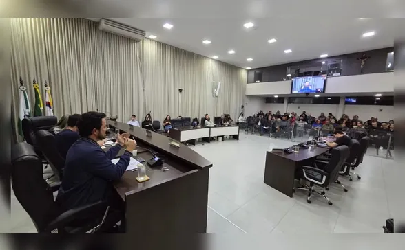Ausência da base na audiência pública