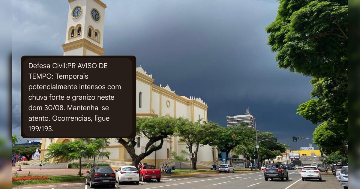 Defesa Civil emite alertas para temporais no Brasil
