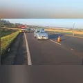 Ciclista fica ferido após ser atingido por carro na PR-444 em Arapongas