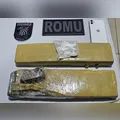 Romu apreende drogas em carro no estacionamento de loja em Arapongas