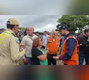 Governador em exercício acompanha atendimentos aos afetados por temporal em Apucarana