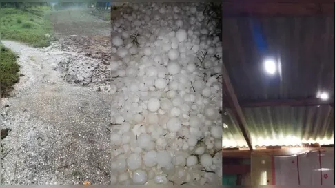 Municípios de SC decretam emergência após tempestades de granizo gigante