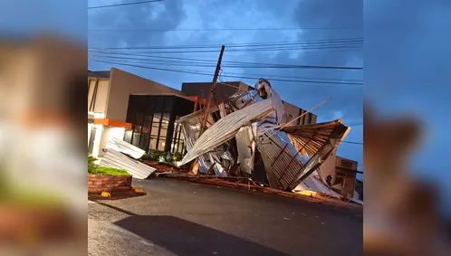 Vendavais afetam 142 pessoas e danificam 31 casas no Vale do Ivaí