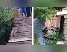 Carro cai de ponte e motorista morre em rio de Godoy Moreira