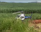 Helicóptero do Aeromédico socorre vítima de acidente em Bom Sucesso