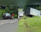 Acidente entre carro e caminhão causa uma morte em Jandaia do Sul