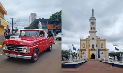 Catedral faz carreata em devoção à Nossa Senhora dias antes da Romaria
