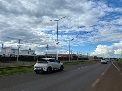 Câmera instalada em frente à Nortox