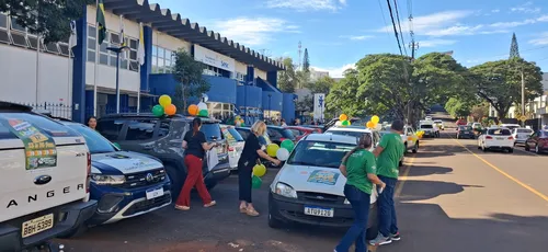Carreata saiu do Sesc Apucarana e percorreu centro da cidade