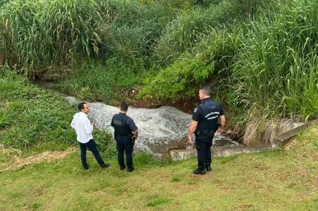 Dejetos químicos e mau cheiro foram encontrados em nascente do Lago Tarumã - Ouro Fino, na zona norte da cidade