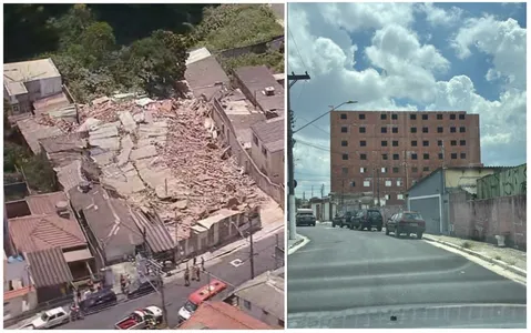 Desabamento ocorreu na Vila Nova Cachoeirinha