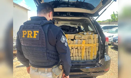 PRF apreende mais de 1 tonelada de maconha em Mauá da Serra