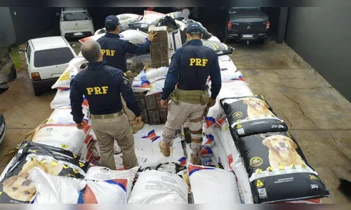 Em um dia, PRF apreende mais de 4 toneladas de maconha no PR