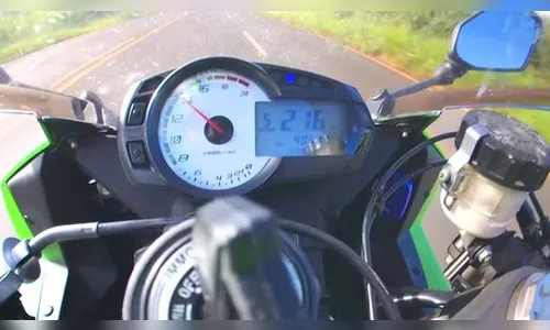 Vídeo mostra moto a 216 km/h antes de acidente que matou jovem no PR