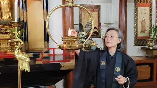 Monja Sayuri Sakane, de 58 anos, de Apucarana