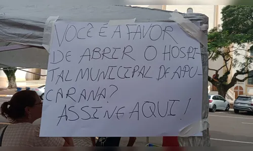 Moradores fazem abaixo-assinado para abrir Hospital de Apucarana