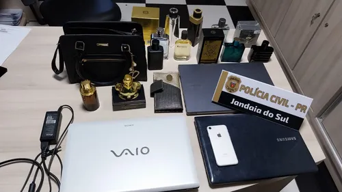 Produtos recuperados pela Polícia Civil de Jandaia do Sul