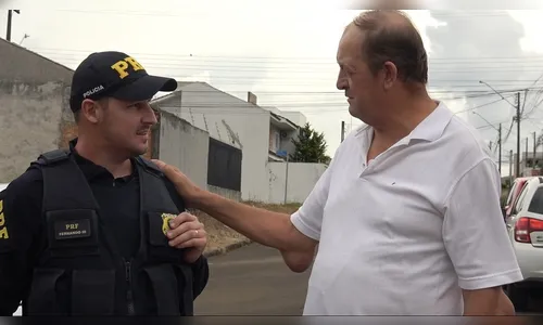 Caminhoneiro começa a infartar em rodovia e é salvo pela PRF no Paraná