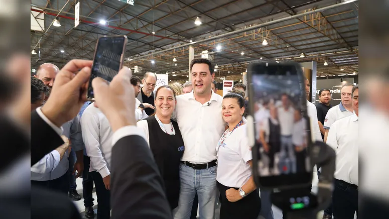 Governador Ratinho Jr na Expoara