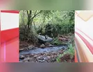 Carro com seis pessoas cai em córrego no Paraná