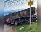 Caminhão de Apucarana e trem colidem em Jandaia do Sul