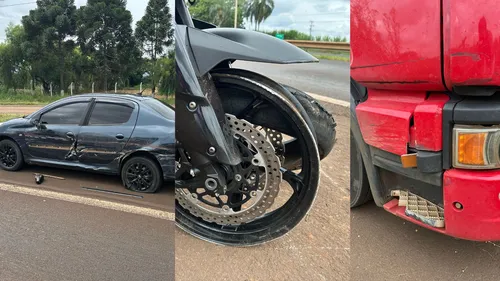 A Polícia Rodoviária Federal (PRF) esteve no local