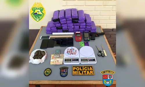 Polícia prende suspeitos e apreende 22 kg de maconha em Ivaiporã