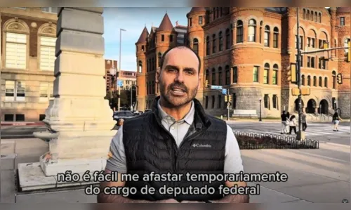 Eduardo Bolsonaro vai se licenciar da Câmara e ficar nos EUA
