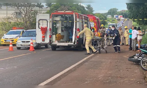 Acidente deixa dois motociclistas feridos na BR-369 em Apucarana