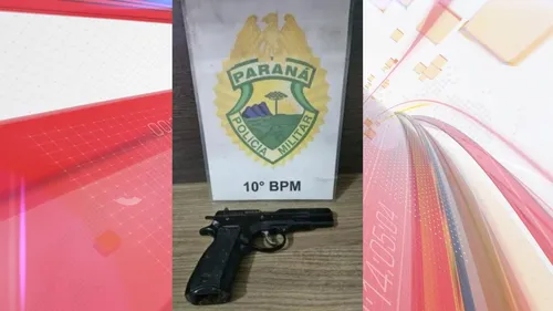 Arma de fogo é encontrada em jardim de residência em Apucarana