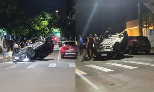 Bebê e idosa estão entre as vítimas de capotamento em Arapongas