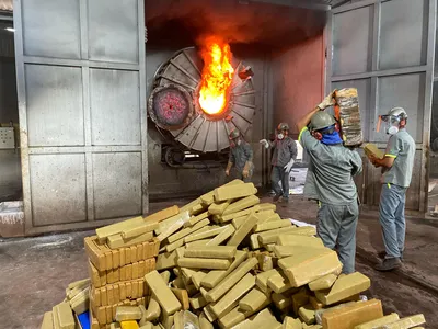 Drogas foram incineradas nesta sexta-feira (14)