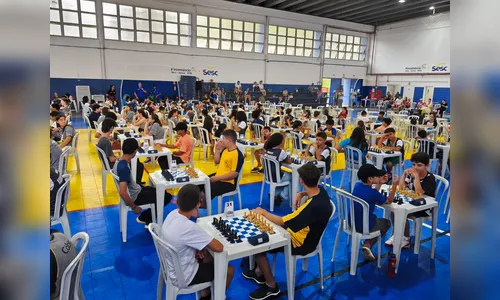 Primeira etapa do Circuito Sesc de Xadrez é realizada em Apucarana
