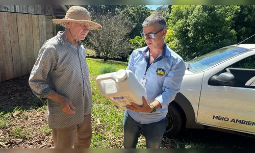 Prefeitura entrega larvicida para controle de borrachudos