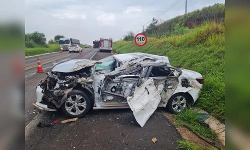 Motorista de 25 anos morre em acidente na BR-376 em Paranavaí
