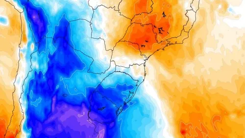 Mudança climática deve ocorrer na região Sul no dia 8 de março