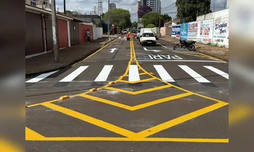 Arapongas implanta mão inglesa em rua no centro; saiba mais